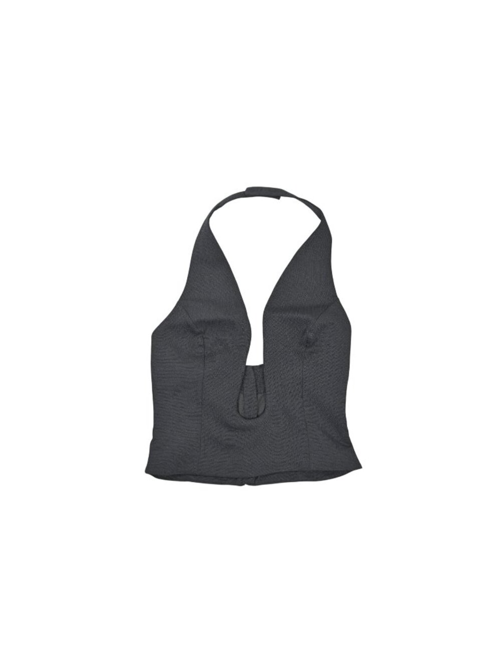 Kookai Oyster Low Cut Top in Black